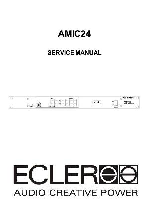 Сервисная инструкция Ecler AMIC24 ― Manual-Shop.ru