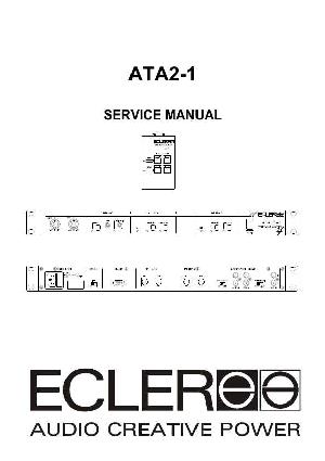 Сервисная инструкция Ecler ATA2-1 ― Manual-Shop.ru