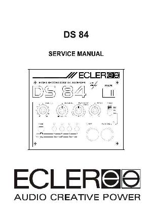 Сервисная инструкция Ecler DS-84 ― Manual-Shop.ru