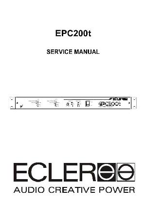 Сервисная инструкция Ecler EPC200T ― Manual-Shop.ru