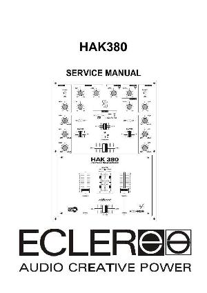 Сервисная инструкция Ecler HAK380 ― Manual-Shop.ru
