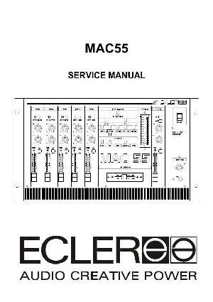 Сервисная инструкция Ecler MAC55 ― Manual-Shop.ru