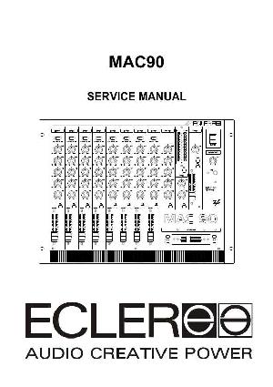Сервисная инструкция Ecler MAC90 ― Manual-Shop.ru