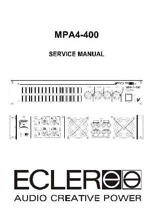Сервисная инструкция Ecler MPA4-400 ― Manual-Shop.ru