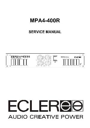 Сервисная инструкция Ecler MPA4-400R ― Manual-Shop.ru