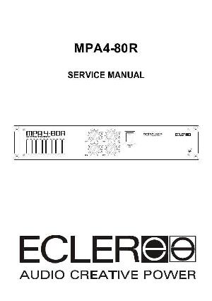 Сервисная инструкция Ecler MPA4-80R ― Manual-Shop.ru