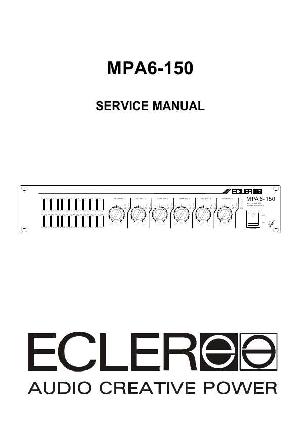 Сервисная инструкция Ecler MPA6-150 ― Manual-Shop.ru