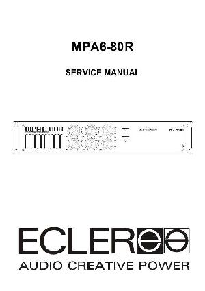 Сервисная инструкция Ecler MPA6-80R ― Manual-Shop.ru
