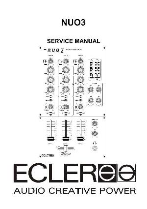 Сервисная инструкция Ecler NUO3 ― Manual-Shop.ru