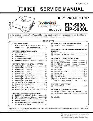 Сервисная инструкция Eiki EIP-5000, 5000L ― Manual-Shop.ru