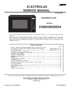 Сервисная инструкция Electrolux E30MO65GSSA ― Manual-Shop.ru