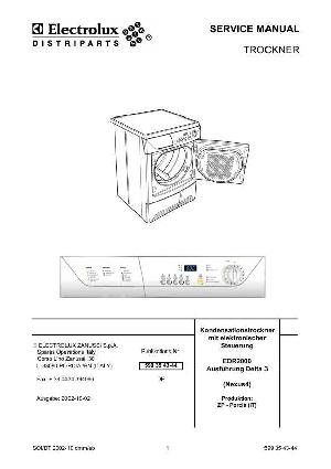 Сервисная инструкция Electrolux EDR-2000 ― Manual-Shop.ru