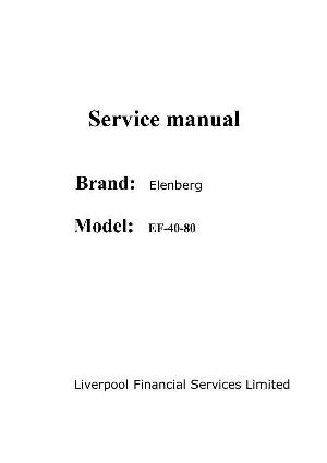 Сервисная инструкция Elenberg EF-40-80  ― Manual-Shop.ru