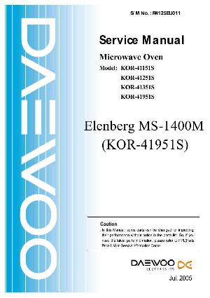 Сервисная инструкция Elenberg MS-1400M  ― Manual-Shop.ru