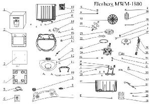 Service manual Elenberg MWM-1800  ― Manual-Shop.ru