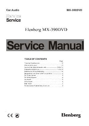 Сервисная инструкция Elenberg MX-390DVD  ― Manual-Shop.ru