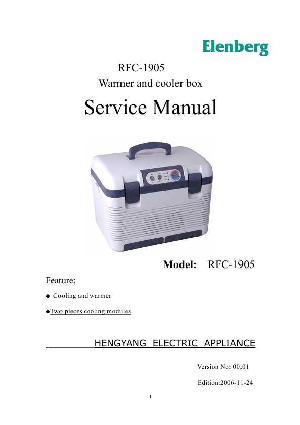 Сервисная инструкция Elenberg RFC-1905  ― Manual-Shop.ru