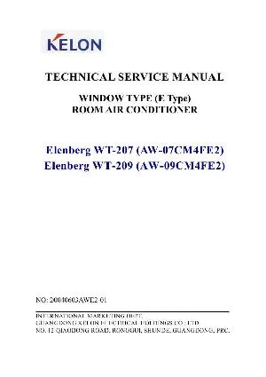 Сервисная инструкция Elenberg WT-207, WT-209  ― Manual-Shop.ru