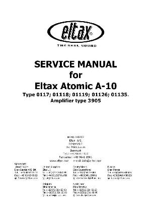 Сервисная инструкция Eltax A-10 ATOMIC ― Manual-Shop.ru