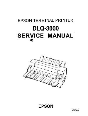 Сервисная инструкция Epson DLQ-3000 ― Manual-Shop.ru