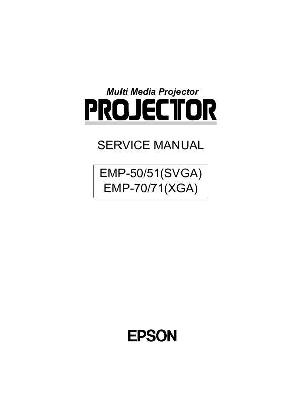 Service manual EPSON EMP-50, EMP-51, EMP-70, EMP-71 ― Manual-Shop.ru