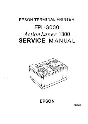Сервисная инструкция Epson EPL-3000 ― Manual-Shop.ru