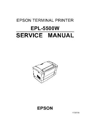 Сервисная инструкция Epson EPL-5500W ― Manual-Shop.ru