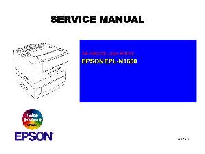 Service manual Epson EPL-N1600 ― Manual-Shop.ru