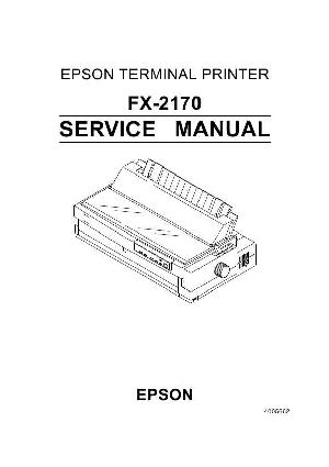 Сервисная инструкция Epson FX-2170 ― Manual-Shop.ru