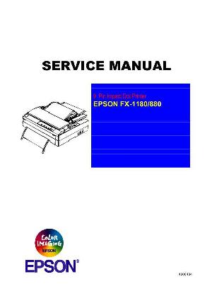 Сервисная инструкция Epson FX-880, FX-1180 ― Manual-Shop.ru