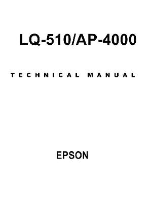 Сервисная инструкция Epson LQ-510 ― Manual-Shop.ru