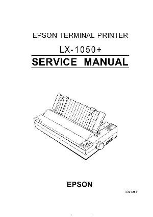 Сервисная инструкция Epson LX-1050+ ― Manual-Shop.ru