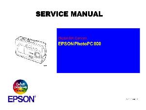 Сервисная инструкция Epson PHOTOPC-800 ― Manual-Shop.ru