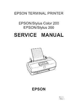 Сервисная инструкция Epson Stylus Color 200 ― Manual-Shop.ru