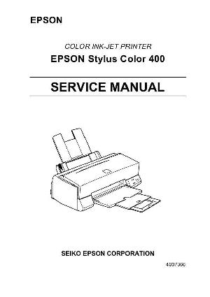 Сервисная инструкция Epson Stylus Color 400 ― Manual-Shop.ru