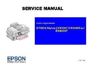 Сервисная инструкция Epson Stylus Color CX9300F, CX9400FAX, DX9400F ― Manual-Shop.ru