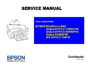 Сервисная инструкция Epson STYLUS OFFICE BX600FW, TX600FW ― Manual-Shop.ru