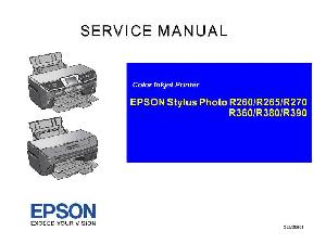 Сервисная инструкция Epson Stylus Photo R260, R265, R360, R380, R390 ― Manual-Shop.ru