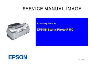 Сервисная инструкция Epson Stylus Photo R800 ― Manual-Shop.ru