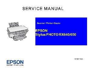 Service manual Epson Stylus Photo RX640, RX650 ― Manual-Shop.ru