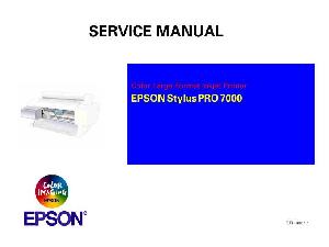 Сервисная инструкция Epson Stylus PRO-7000 ― Manual-Shop.ru