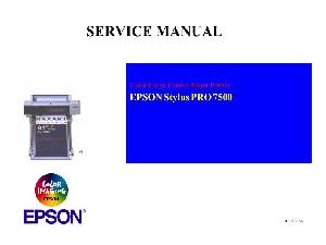 Сервисная инструкция Epson Stylus Pro 7500 ― Manual-Shop.ru
