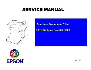 Service manual Epson STYLUS-PRO-7600, PRO-9600 ― Manual-Shop.ru