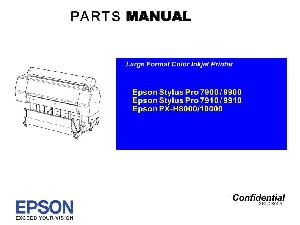 Service manual Epson STYLUS-PRO-7900 7910 9900 9910 PARTS ― Manual-Shop.ru