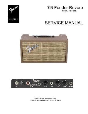 Схема Fender 63 REVERB ― Manual-Shop.ru