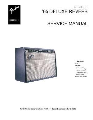 Сервисная инструкция Fender 65 DELUXE REVERB ― Manual-Shop.ru