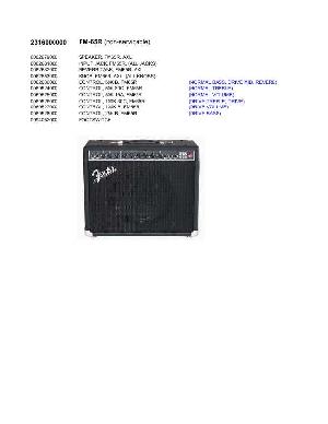 Схема Fender FM 65R ― Manual-Shop.ru