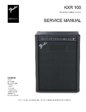 Схема Fender KXR 100 ― Manual-Shop.ru