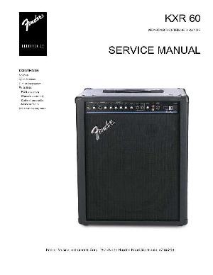 Схема Fender KXR 60 ― Manual-Shop.ru