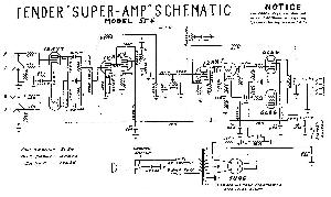 Схема Fender SUPER 5F4 ― Manual-Shop.ru